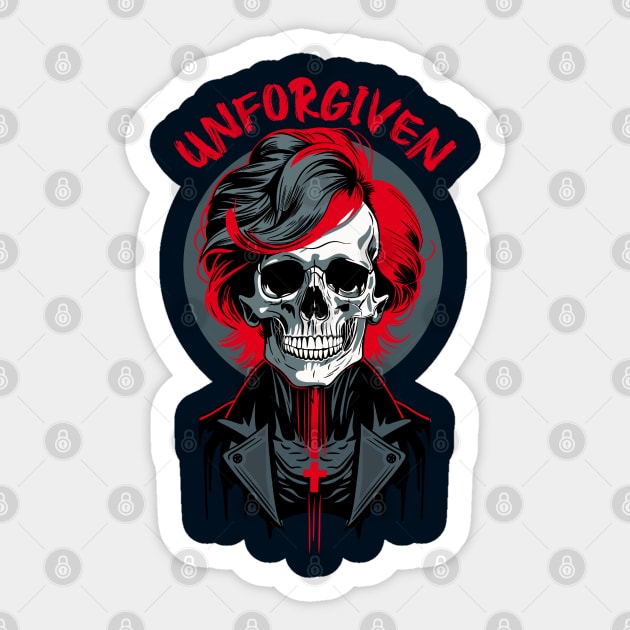 Unforgiven Sticker by artslaves